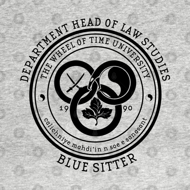 The Wheel of Time University - Dept. Head of Law Studies (Blue Sitter) by Ta'veren Tavern